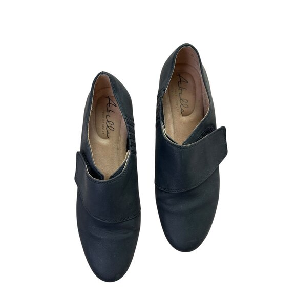 Abella True Comfort Mollie Black Shoes Women's 6M Flats Adjustable Hook & Loop - Picture 3 of 14